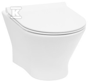 Zestaw Miska WC NEXO podwieszana Rimless + deska wolnoopadajaca slim