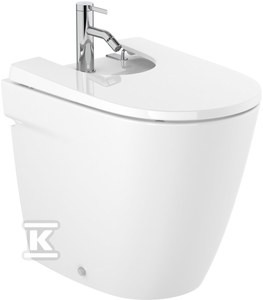 Bidet stojący ONA przyścienny 53 cm biały połysk