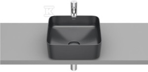Umywalka INSPIRA SQUARE 370x370 OCT FINECERAMIC ® ONYX
