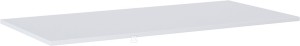 Blat łazienkowy 120 cm kamienny 1,5 cm, biały mat (ELLA,