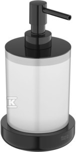 Dozownik szklany stojący brushed titanium black   &nbsp;A817026NM0