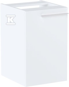Moduł boczny z koszem Cargo ELLA 40 cm, biały mat