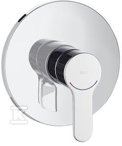 Bateria wannowo-prysznicowa L20 podtynkowa z przełącznikiem rozeta 160 mm o