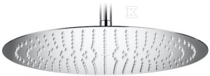 Głowica Raindream okrągła 400 stal szl. chrom