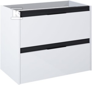 Szafka łazienkowa ALPINE 80 cm z 2 szufladami, do kompletacji