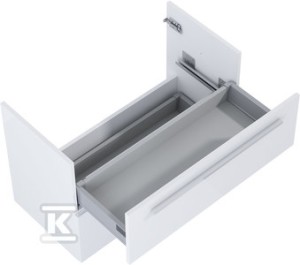 Komoda łazienkowa KWADRO 80 cm z 2 szufladami, do kompletacji