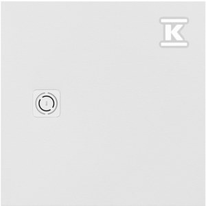 Brodzik MAGMA prostokątny Stonex® 900 x 900 mm, niski syfon