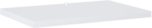 Blat łazienkowy KWADRO 60 cm MDF, biały połysk