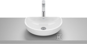 Umywalka OPTICA nablatowa, EE 45x30 cm CZARNY MAT