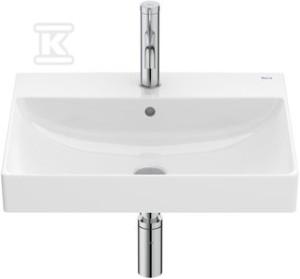 Umywalka ONA ścienna 55x46 cm Fineceramic® BIAŁY POŁYSK