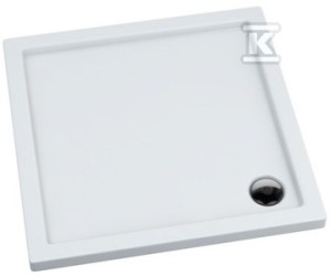 Brodzik akrylowy Standard 90x90x5 / 3 cm kwadratowy Caspar o