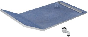 Brodzik podpłytkowy Stabilsound Plus Subplate 130+50x90x5/12,5 cm, prostokątny z maskownicą