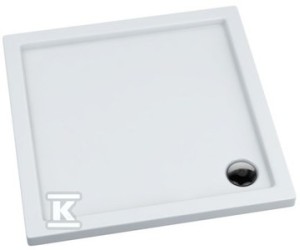 Brodzik akrylowy Standard 80x80x5 / 3 cm kwadratowy Caspar o