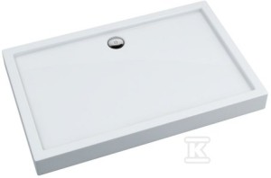 Brodzik akrylowy Stabilsound 90x120x14 / 3 cm prostokątny Competia o