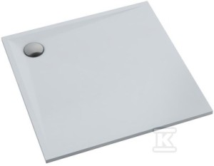 Brodzik kompozytowy 3.461 Stabilsound Plus 90x90x3 cm Etrusco, kwadratowy o