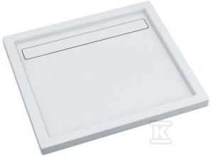 Brodzik kompozytowy NP Stabilsound Plus 90x90x6,5 / 3 kwadratowy Camparo