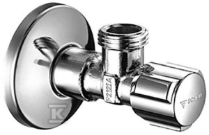 Zawór kątowy regulacyjny Comfort 1/2"x1/2" chrom z ASAG