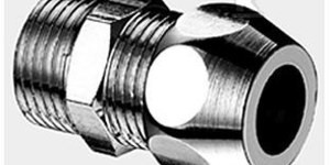 Złącze proste z gwintem zewnętrznym 3/8"x3/8", 10 mm, chrom, zacisk