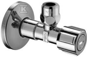 Zawór kątowy regulacyjny COMFORT 1/2x3/8" z ASAG, z filtrem 250