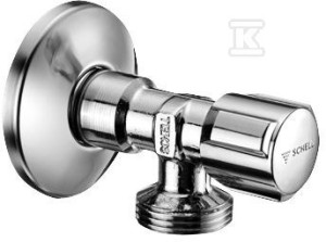 Zawór przyłączeniowy regulacyjny 1/2"-3/4" chrom bez ASAG