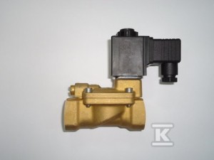 Zawór elektromagnetyczny 1/2" WKB2 z cewką, NZ- normalnie zamknięty o