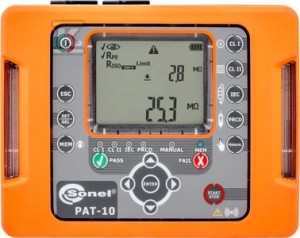 PAT-10 Miernik bezpieczeństwa sprzętu elektrycznego z Certyfikatem Kalibracji