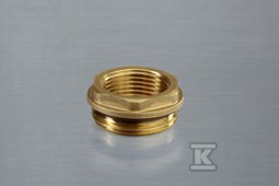 Złączka nakrętno-wkrętna redukcyjna G1" G3/4" do rury kolektora mosiężna G