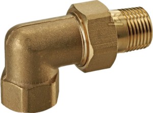 Śrubunek Twist kątowy 1 1/4" mosiądz    9024200