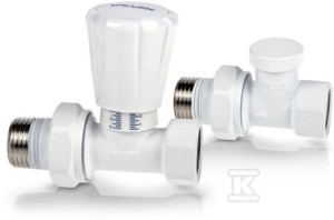 Zestaw grzejnikowy ACTIV PLUS prosty biały    4412690