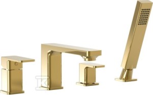 LOFT GOLD Bateria wannowa 4-otworowa stojąca   &nbsp;2455870