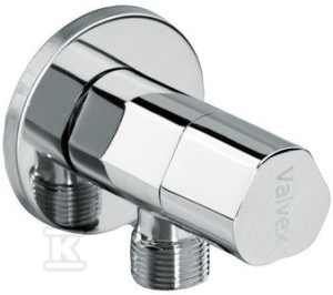 Zawór kątowy z głowicą ceramiczną Trangle chrom 1/2"-3/4"