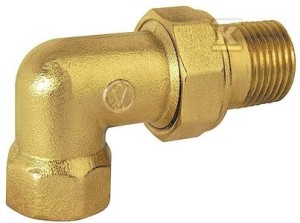 Śrubunek Twist kątowy 3/4" mosiądz    4918010 w