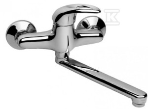 Bateria kuchenna Galeo ścienna dwuotworowa chrom    2441030