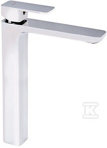 Bateria umywalkowa Valvex Loft White stojąca wysoka, Whitechrom
