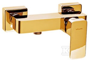 Bateria prysznicowa Loft Gold ścienna (bez akcesoriów)