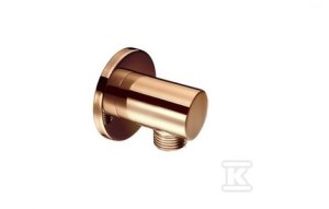 Przyłącze kątowe Round Rose Gold    2445400 w