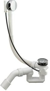 Syfon wannowy Simplex 40 / 50 tworzywo sztuczne / chromowany