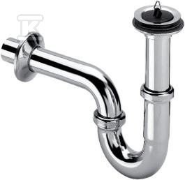 Syfon rurowy 5/4"x5/4"x60 mosiądz / chromowany    111298