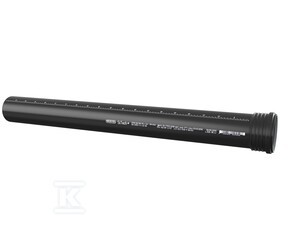 Rura kielichowa 125x500, SiTech+ czarny    3091172 w
