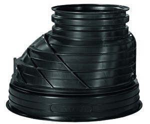 Stożek PP dn 1000x600mm 1-kielichowy, bez uszczelki, kolor czarny (Tegra