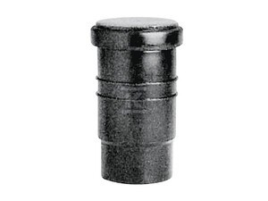 Kielich PEHD 56mm S12.5 kompensacyjny z korkiem, kolor czarny, QS