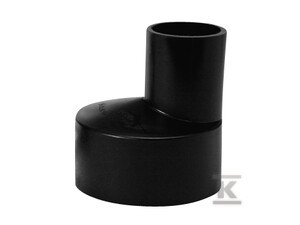 Redukcja PEHD 250x160mm S12.5 ekscentryczna, kolor czarny, QS (Quick Stream)