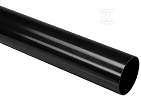 Rura 110x4000 spustowa bezkielichowa, Kanion PVC biały