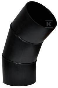 Kolano PEHD 250/45 segmentowe SDR26 S12.5, kolor czarny, QS (Quick