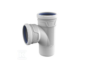 Trójnik AS Plus dn 90x50/88.5 IR (interial radial-łagodne wprowadzenie), kolor