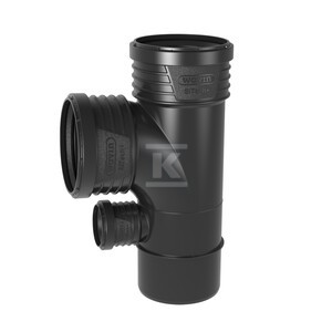 Trójnik SPECJALNY 110x110x50/87.5, SITECH+ czarny    3071187 w