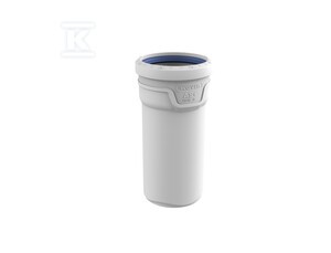Rura AS Plus dn 90x4.6x150, kielichowa, kolor szary, kanalizacja niskoszumowa