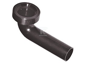 Kolano PEHD 56x2.5" GW gwint wewnętrzny, przyłączeniowe do wpustu S12.5,