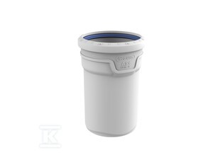 Rura AS Plus dn 125x5.3x150, kielichowa, kolor szary, kanalizacja niskoszumowa