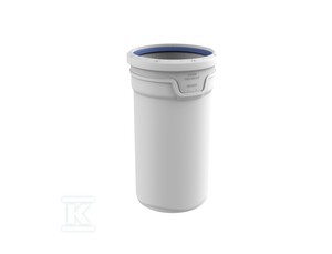 Rura AS Plus dn 160x5.6x150, kielichowa, kolor szary, kanalizacja niskoszumowa